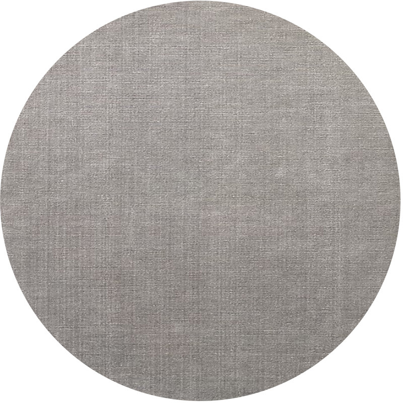 Tapis gris, Rond 7 pi