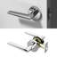 Poignée de porte Halo Design moderne dissimulé pour (lit et salle de bain) - Style minimaliste élégant en chrome-114645536