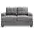 Cozy Transitional Loveseat In Gray