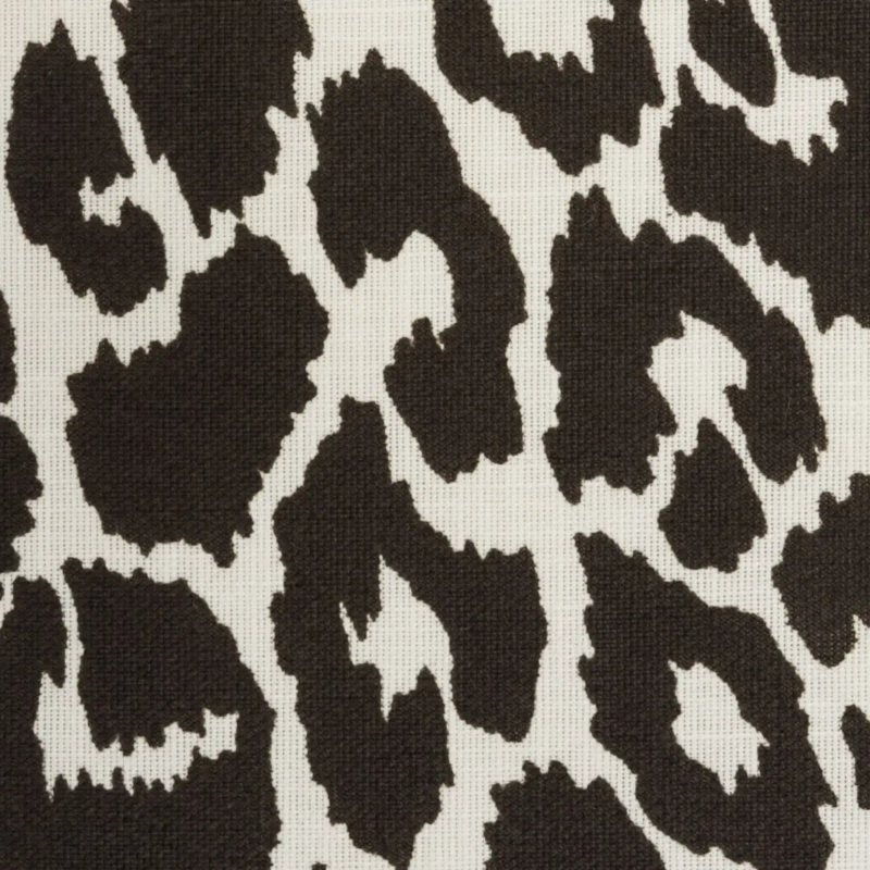 Iconic Leopard Indoor/Outdoor Fabric, Graphite