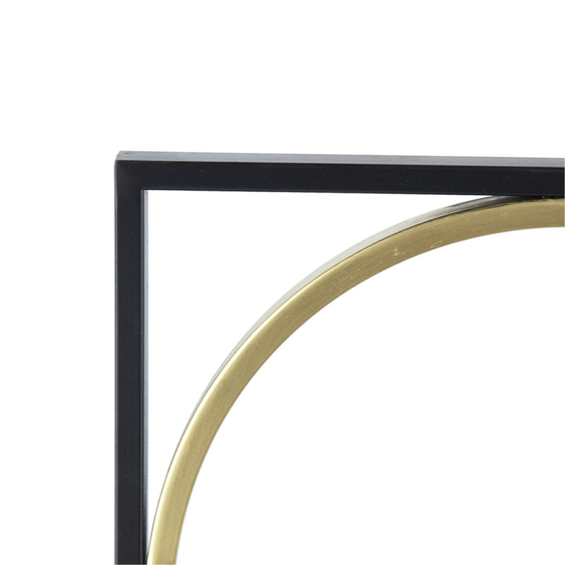 Miroir mural noir en perles de métal, 35,6 po, créant une chambre à coucher élégante, un salon et un vestibule avec miroir perlé de 35,6 po