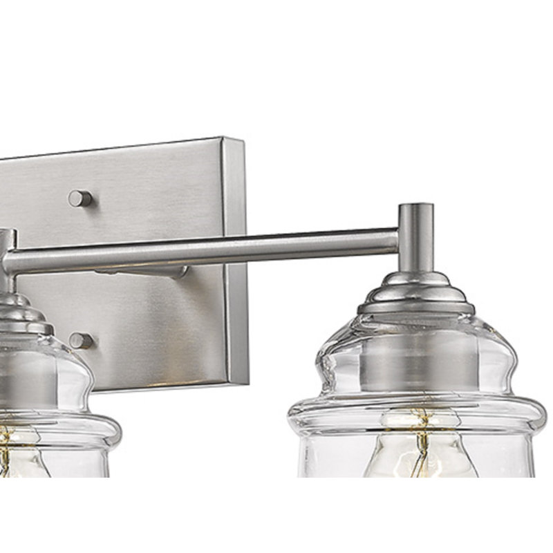 Fleischmanns 3 - Light Dimmable Vanity Light, Satin Nickel