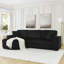 Canapé-lit modulaire rembourré Corduroy-460324252