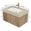 Meuble-lavabo de salle de bain avec lavabo, armoire de rangement murale avec tiroir et porte, pré-assemblé-2009921822
