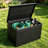 Balconera 150 Gallons Water Resistant Resin Lockable Deck Box,Black-98715685-129387904
