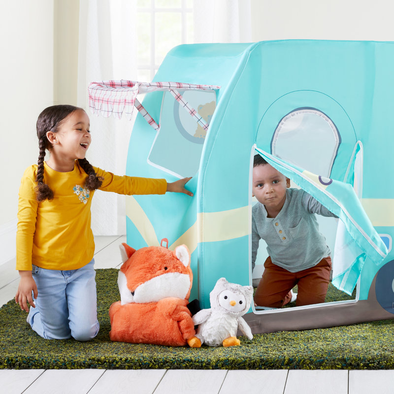 Martha Stewart Kids' Blue Camper Play Tent with Awning