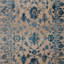 TAPIS EN POLYESTER MACHINE - 1 pi 8 po x 2 pi 10 po, de forme rectangulaire, de couleur bleu ivoire, de style oriental traditionnel classique, de tapis à poils courts fabriqués à la machine-1995892166