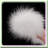 White Fluffy Mou Boa