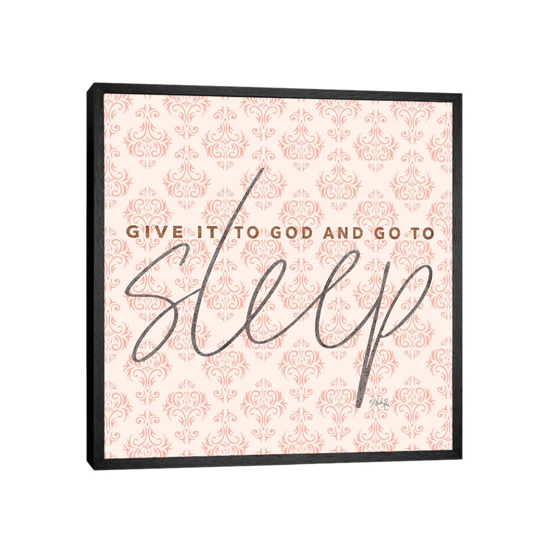 Give It To God Coral by Marla Rae - Print on Canvas