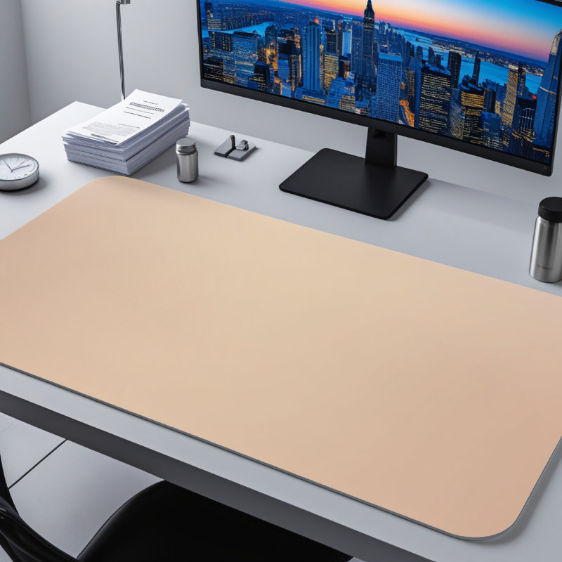 Polyester Desk Pad, 31.5x15.5