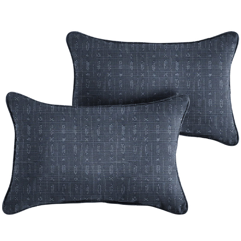 New Sunbrella 2023 Sunbrella® Lumbar Rectangular Indoor/Outdoor Pillow Cover & Insert, 14" x 24"