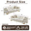 Luxueux canapés en velours de style Chesterfield moderne pour la maison