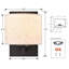 Ensemble de deux appliques murales en tissu-825490061