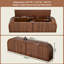 Banc de rangement rabattable Morden de 122 cm de large pour chambre à coucher-867793542