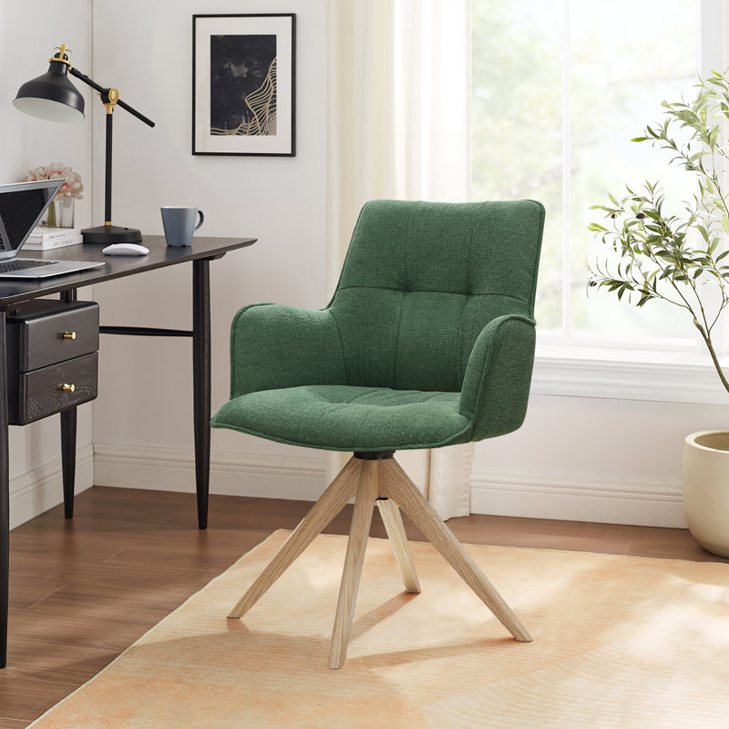 Task Chair, Green Fabric