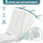 in Pool Lounge Chairs Set of 2, HDPE Pool Chaise Loungers for Sun Shelf up to 9 Inches, Fade-Resistant, 3-Position Adjustable Backrest with Headrest, Ergonomic Poolside Lounger-1564535590