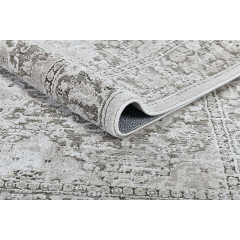 Hiles 10605-990 GRIS / GRIS FONCÉ, Rectangle 5 pi 3 po x 7 pi 5 po