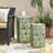 Patio Intricate Carved Accent Table - Metal Side Table, Multi-Functional End Table for Outdoor, Living Room, Bedroom & Entryway Decor-201526517