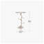 Table de bout ronde en aluminium l 16,9 po x P 16,9 po x H 28 po Evergreen Decor