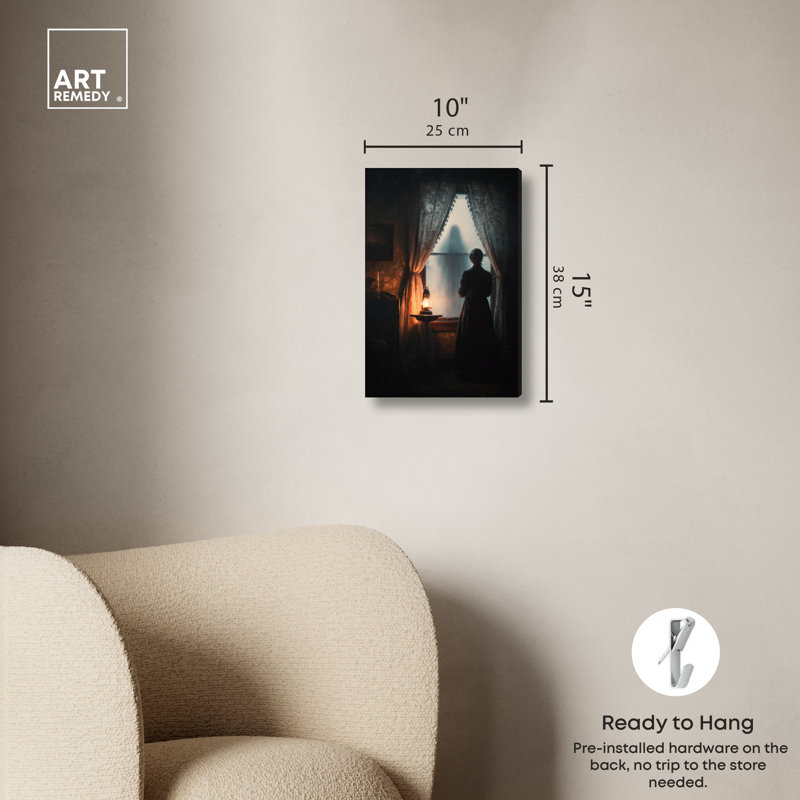 «A Haunting», reproduction d'art sur toile par Art Remedy, galerie tendue, 10 x 15, 15"H x 10"W, Gallery Wrapped