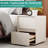 15.8" Wide Fully-Assembled Faux Leather Narrow Nightstand-1190308443-1200938406