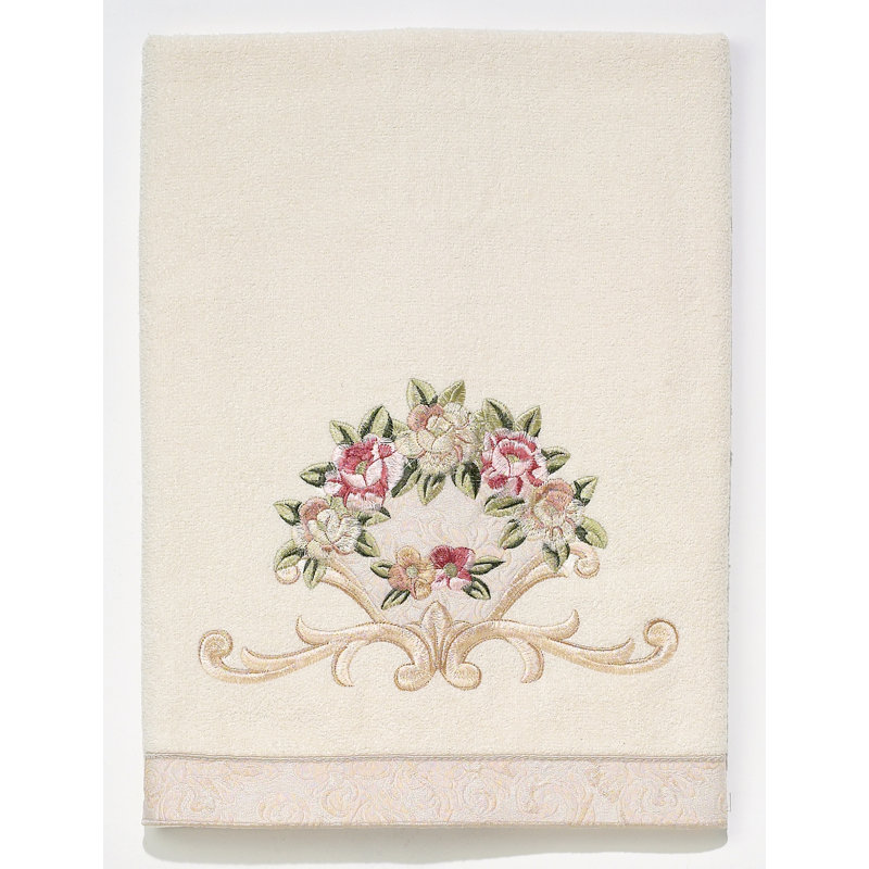 Rosefan 100% Cotton Waffle Bath Towel