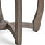 Table 27,5 po en bois gris avec une touche rustique - stable