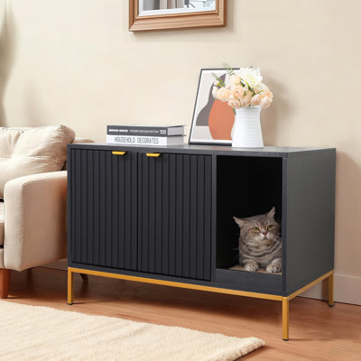 Litière pour chat avec lit à griffes Modern