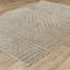 Tapis beige / gris à motif géométrique industriel Eidan-441696311
