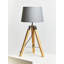 Solid Wood Tripod Lamp