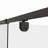 38-42" W X 71" H Piovt Swing Glass Shower Door,Frame Sliding Shower Door With 1/4"(6Mm) Clear SGCC Tempered Glass Shower Doors,Reversible Installation-123404429