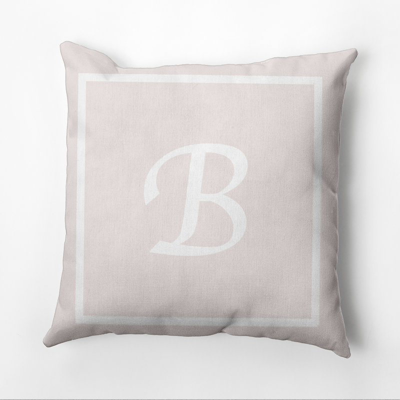 Reversible Throw Pillow, Ivory/White, 26"x26", B