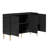 Ruslans 47.75'' Wide Sideboard With 3 - Door High Gloss Cabinets-478330661