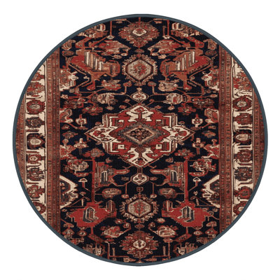 Machine Washable Persian Brown Area Rug