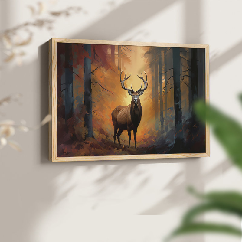 Faune - II - Reproduction encadrée - Restickable, H 22 po x l 28 po, Naturel