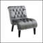 Chaise d'appoint compacte et confortable avec cadre robuste pour petits espaces et déplacement facile