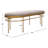 Velvet Upholstered Bench-1953024135