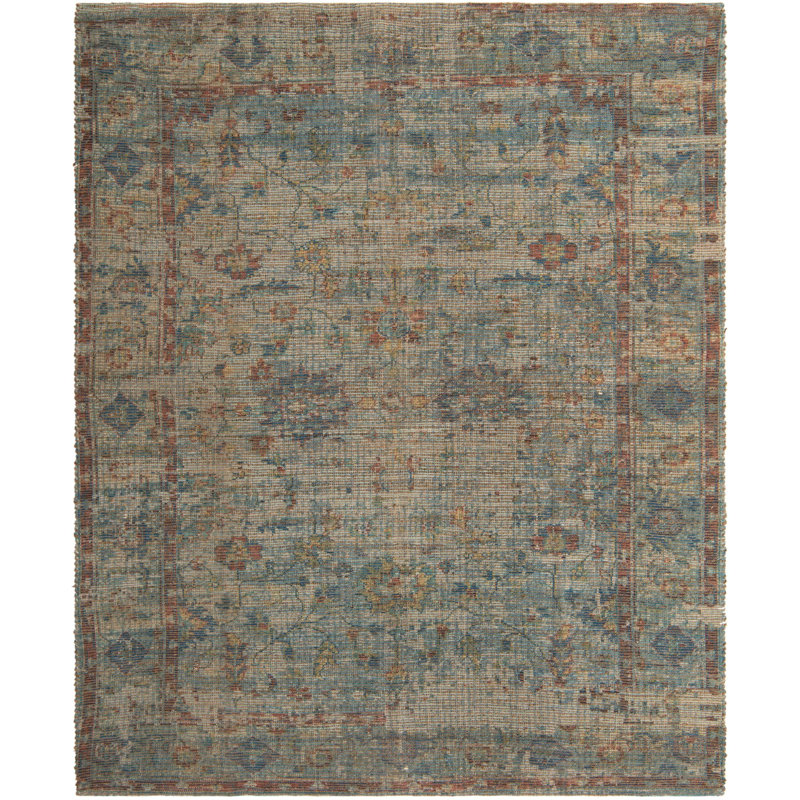 Micharl Cotton Ikat Indoor Rug, Rectangle 7'10" x 10'