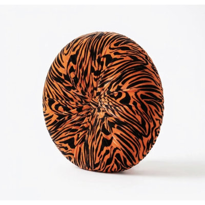 Therese 16" Tufted Round Throw Pillow