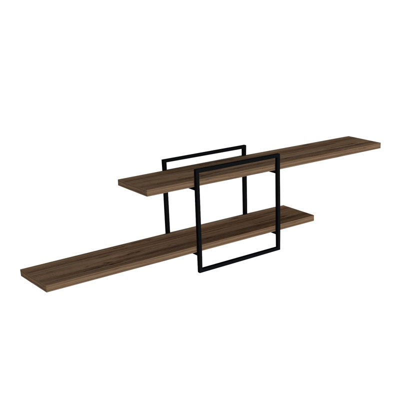 Tablette murale moderne, pin atlantique, 47,2 po x 11,8 po x 7,1 po | 100% panneau de particules enduit de mélamine, épaisseur: 0,7 pouce | Design industriel élégant, parfait pour les solutions de décoration intérieure et de rangement, commodité mu