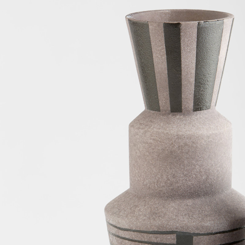 Grand vase de table en céramique fabriqué à la main Erebus