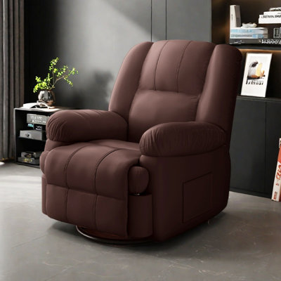 Fauteuil inclinable multifonctionnel à dossier épais avec poches
