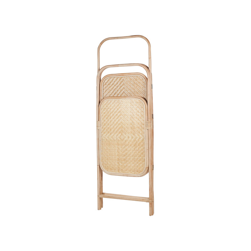 Alexiana 166cm W x 180cm H 3 - Panel Folding Room Divider