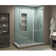 Coraline XL 44" - 48" W x 30" D x 80" H Frameless Rectangle Sliding Shower Enclosure
