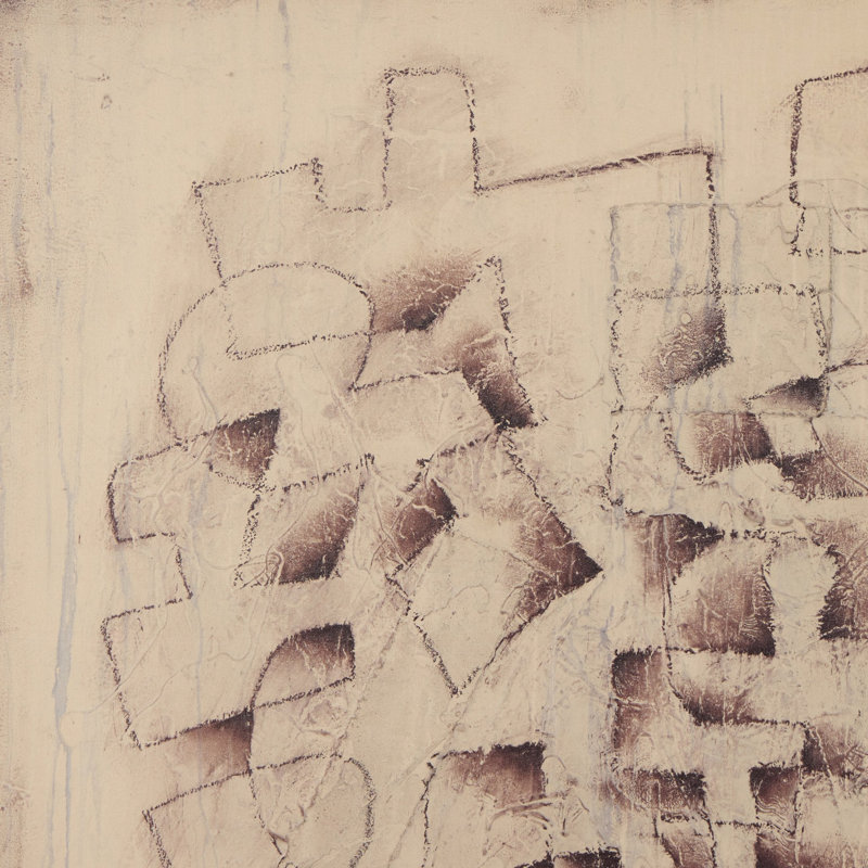 Gonur Depe Painting by Benjamin Galvan, 40" H x 40" W