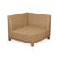 Savannah 5 Seat L-shape Sectional, Natural W/ Wheat Cushions