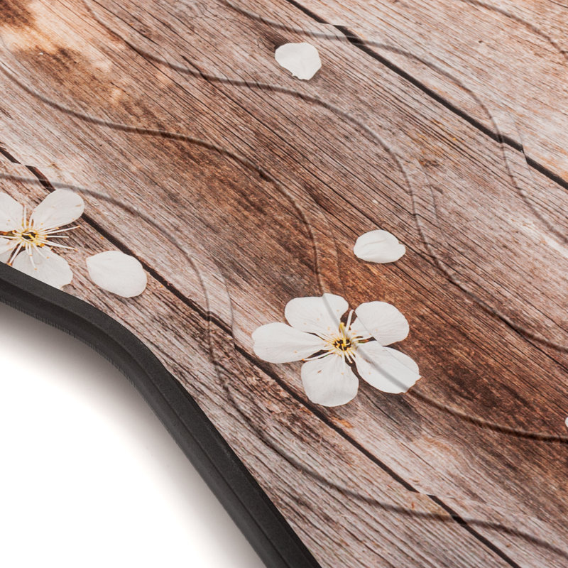 Flowers and Wood Boot Trays