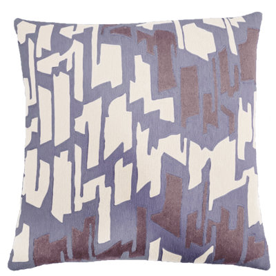 Tweed Hand-Embroidered Chain Stitch Pillow