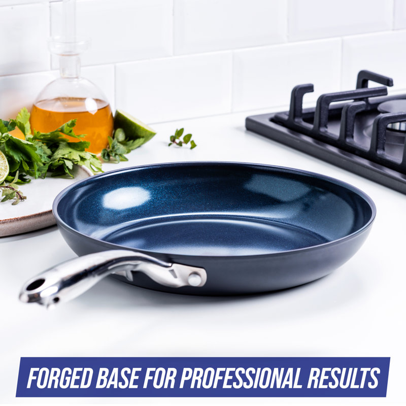 Blue Diamond Hard Anodized Nonstick 10 Piece Cookware Set