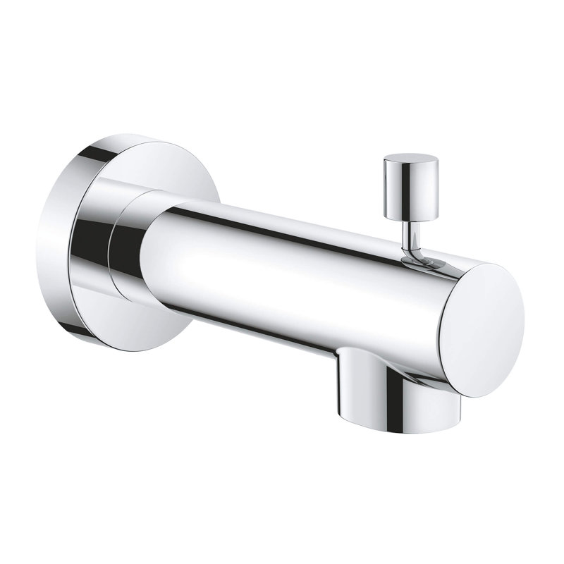 Concetto™ Single Handle Wall Mounted Tub Spout with Diverter, StarLight Chrome